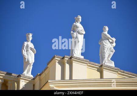 Die Architektur des São Cristóvão-Palastes diente als offizielle Residenz der portugiesischen und brasilianischen Kaiserfamilie. Quinta da Boa Vista Stockfoto