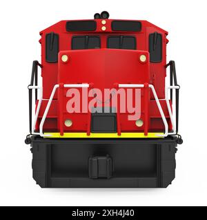 Diesellok Zug isoliert Stockfoto