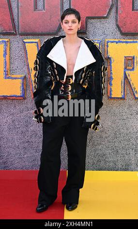 London, Großbritannien. Juli 2024. Emma Corrin beim Deadpool & Wolverine UK Sneak Peek Event, Eventim Apollo am 11. Juli 2024 in London, Großbritannien. Foto: Stuart Hardy/ABACAPRESS. COM Credit: Abaca Press/Alamy Live News Stockfoto
