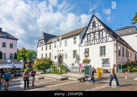 Linz am Rhein: Schloss Linz, Burgplatz in Rheintal, Rheinland-Pfalz, Rheinland-Pfalz, Deutschland Stockfoto