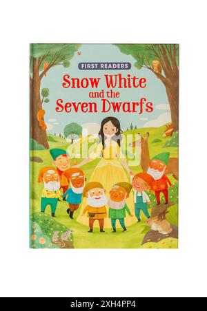 First Readers Snow White and the Seven Dwarfs Book, Greater London, England, Vereinigtes Königreich Stockfoto