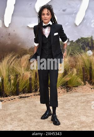 Westwood, USA. Juli 2024. Sasha Lane kam zur Premiere von „Twisters“ in Los Angeles am 11. Juli 2024 im Regency Village Theatre in Westwood, Kalifornien © Lisa OConnor/AFF-USA.com Credit: AFF/Alamy Live News Stockfoto