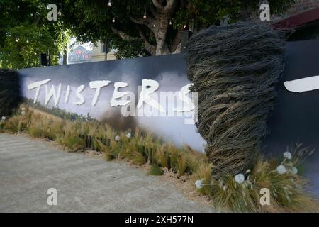 Los Angeles, Kalifornien, USA 11. Juli 2024 Universal Pictures präsentiert die Premiere von Twisters im Regency Village Theatre am 11. Juli 2024 in Los Angeles, Kalifornien, USA. Foto: Barry King/Alamy Live News Stockfoto