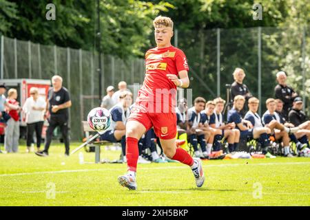 Farum, Dänemark. Juni 2024. Sindre Walle Egeli (43) vom FC Nordsjaelland während eines Testspiels zwischen FC Nordsjaelland und Randers FC in Farum. Stockfoto