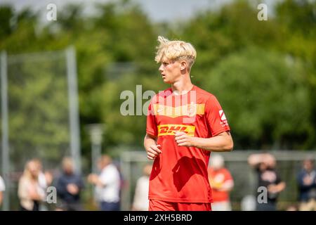 Farum, Dänemark. Juni 2024. Markus Walker vom FC Nordsjaelland wurde während eines Testspiels zwischen dem FC Nordsjaelland und dem Randers FC in Farum gesehen. Stockfoto