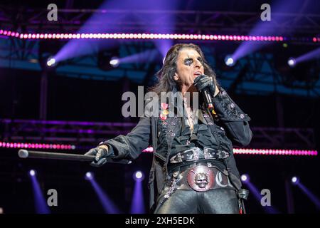 Musikkonzert - Alice Cooper Tour Alicecooper pordenone parcosanvalentino italien während der Alice Cooper Tour, Musikkonzert in Pordenone, Italien, 10. Juli 2024 Pordenone Parco San Valentino Italien Copyright: XBiagioxRuggierix/xLiveMediax LPM 1437678 Stockfoto