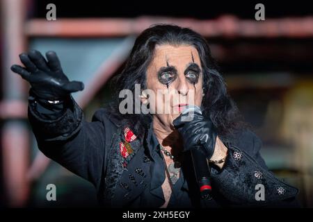 Musikkonzert - Alice Cooper Tour Alicecooper pordenone parcosanvalentino italien während der Alice Cooper Tour, Musikkonzert in Pordenone, Italien, 10. Juli 2024 Pordenone Parco San Valentino Italien Copyright: XBiagioxRuggierix/xLiveMediax LPM 1437682 Stockfoto