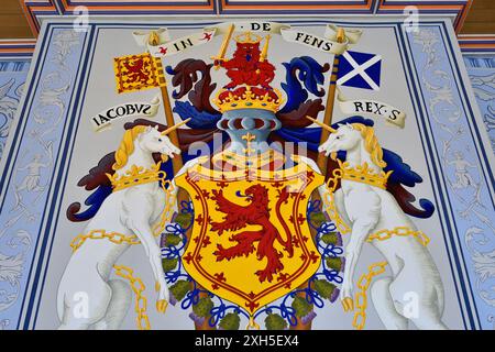 Ein kleiner Spaziergang in Stirling Castle Stockfoto