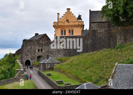 Ein kleiner Spaziergang in Stirling Castle Stockfoto