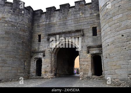 Ein kleiner Spaziergang in Stirling Castle Stockfoto