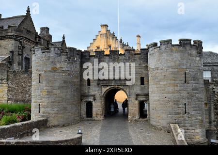 Ein kleiner Spaziergang in Stirling Castle Stockfoto