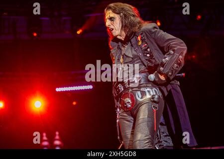 Pordenone, Italien, 10. Juli 2024 während der Alice Cooper Tour, Musikkonzert in Pordenone, Italien, 10. Juli 2024Credit: Independent Photo Agency Srl/ Alamy Live News Stockfoto