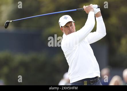 Dateifoto vom 20.07.2023 von Henrik Stenson, der 2016 der jüngste Sieger am Veranstaltungsort von Ayrshire war, und der Platz blickt auf eine reiche Geschichte der Austragung des ältesten Major-Spiels zurück. Ausgabedatum: Freitag, 12. Juli 2024. Stockfoto