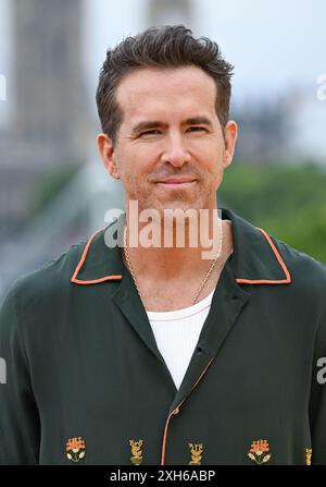 London, Großbritannien. Juli 2024. Ryan Reynolds beim Deadpool & Wolverine UK Photocall. Quelle: Doug Peters/EMPICS/Alamy Live News Stockfoto