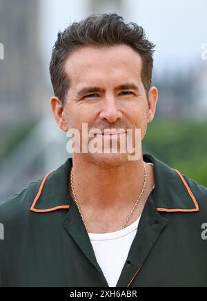 London, Großbritannien. Juli 2024. Ryan Reynolds beim Deadpool & Wolverine UK Photocall. Quelle: Doug Peters/EMPICS/Alamy Live News Stockfoto