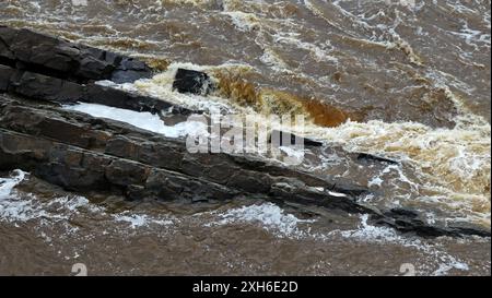 Parc des chutes-de-la-Chaudiere, Levis, Provinz Quebec, Kanada, Nordamerika Stockfoto