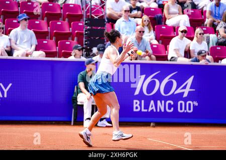 Båstad, WTA 125, Schweden, 07 12 2024, Halbfinale Martina Trevisan gegen Louisa Chirico. Stockfoto