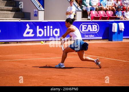 Båstad, WTA 125, Schweden, 07 12 2024, Halbfinale Martina Trevisan gegen Louisa Chirico. Stockfoto