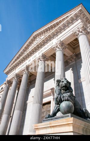 Congreso de Los Diputados. Madrid, Spanien. Stockfoto