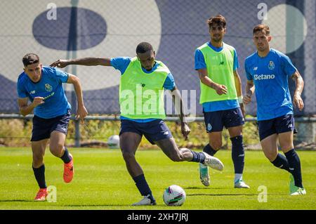 Porto, Portugal. Juli 2024. Porto, 07/12/2024 - Futebol Clube do Porto trainierte heute Morgen im Porto Gaia Sports Training and Training Center zur Vorbereitung auf die Saison 2024/25. Otávio (Miguel Pereira/Global Imagens) Credit: Atlantico Press/Alamy Live News Stockfoto