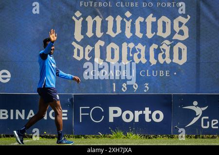 Porto, Portugal. Juli 2024. Porto, 07/12/2024 - Futebol Clube do Porto trainierte heute Morgen im Porto Gaia Sports Training and Training Center zur Vorbereitung auf die Saison 2024/25. Zaidu (Miguel Pereira/Global Imagens) Credit: Atlantico Press/Alamy Live News Stockfoto