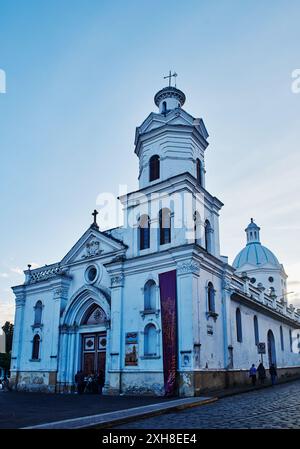 Kirche von San Sebastian, Cuenca, Ecuador Südamerika Stockfoto