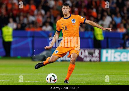Berlin, Deutschland. Juli 2024. Tijjani Reijnders (Niederlande) im Viertelfinalspiel der UEFA Euro 2024 zwischen den Nationalmannschaften der Niederlande und der Türkei im Olympiastadion Endrunde: Niederlande 2:1 Türkei Credit: SOPA Images Limited/Alamy Live News Stockfoto