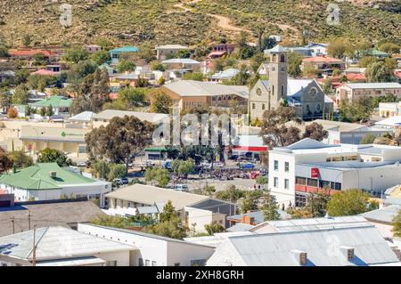 Springbok, Südafrika - 8. September 2007: Blick auf einen Teil der Stadt Springbok im nördlichen Kap Namaqualand Stockfoto