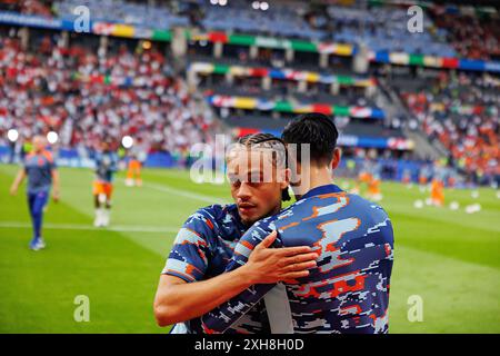 Berlin, Deutschland. Juli 2024. Tijjani Reijnders (Niederlande) im Viertelfinalspiel der UEFA Euro 2024 zwischen den Nationalmannschaften der Niederlande und der Türkei im Olympiastadion Endrunde: Niederlande 2 - 1 Türkei (Foto: Maciej Rogowski/SOPA Images/SIPA USA) Credit: SIPA USA/Alamy Live News Stockfoto