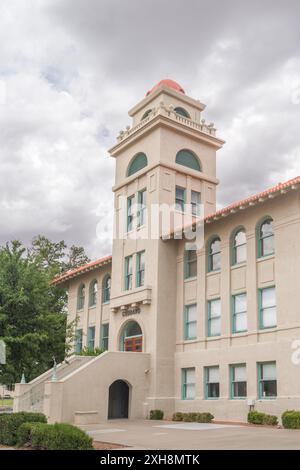 LAS CRUCES, NM, USA - 16. MAI 2024: Goddard Hall an der New Mexico State University. Stockfoto