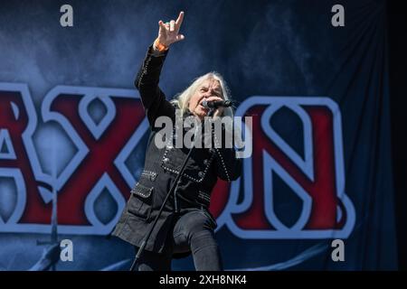 Biff Byford aus Saxon lebt bei Tons of Rock 2024 Stockfoto