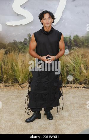 Los Angeles, USA. Juli 2024. Brandon Perea bei 'Twisters' Premiere im Regency Village Theatre, Los Angeles, CA, 11. Juli 2024. Foto: Joseph Martinez/PictureLux Credit: PictureLux/The Hollywood Archive/Alamy Live News Stockfoto