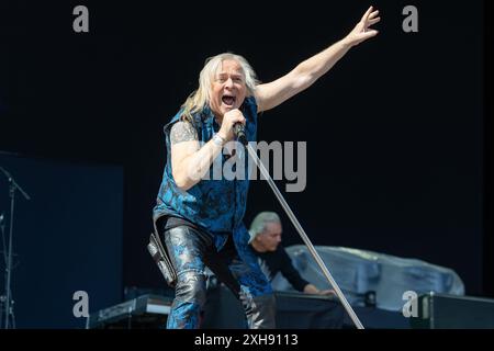 Bernie Shaw von Uriah Heep spielte live im Tons of Rock 2024 Stockfoto