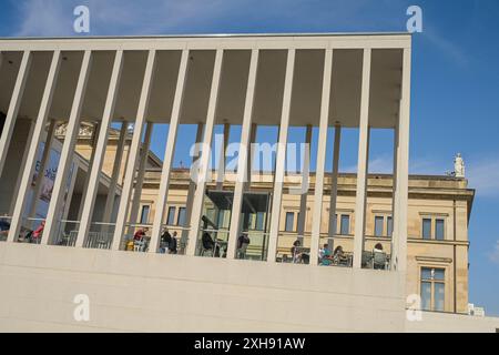 James-Simon-Galerie, Neues Museum, Am Kupfergraben, Museumsinsel, Mitte, Berlin, Deutschland Stockfoto