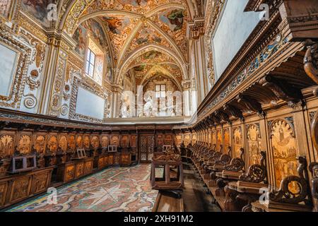 Die wunderbare Certosa di Padula, Klosterkomplex und UNESCO-Weltkulturerbe in der Provinz Salerno, Kampanien, Italien. Stockfoto