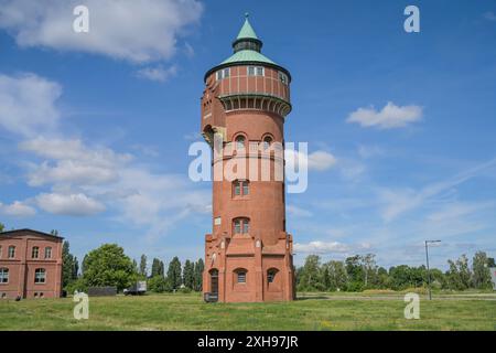 Alter Wasserturm, Marienpark, Lankwitzer Straße, Mariendorf, Tempelhof-Schöneberg, Berlin, Deutschland *** Alter Wasserturm, Marienpark, Lankwitzer Straße, Mariendorf, Tempelhof Schöneberg, Berlin, Deutschland Stockfoto