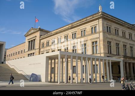 James-Simon-Galerie, Neues Museum, Am Kupfergraben, Museumsinsel, Mitte, Berlin, Deutschland *** James Simon Gallery, Neues Museum, Am Kupfergraben, Museumsinsel, Mitte, Berlin, Deutschland Stockfoto