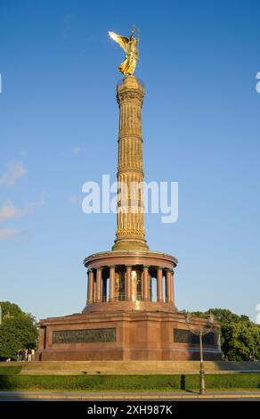 Siegessäule, Großer Stern, Tiergarten, Mitte, Berlin, Deutschland *** Siegessäule, Großer Stern, Tiergarten, Mitte, Berlin, Deutschland Stockfoto
