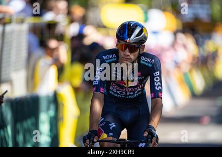 Tour de France, Frankreich Stage 6 - Mâcon nach Dijon, 163 km am Donnerstag, 4. Juli 2024 Credit: Nick Phipps / PhippsImages Stockfoto