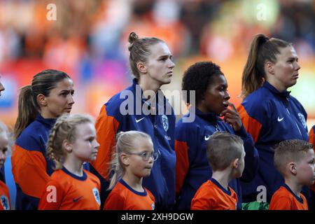 SITTARD - Vivianne Miedema aus Holland während des Qualifikationsspiels für die Europameisterschaft zwischen den Niederlanden (W) und Italien (W) im Fortuna Sittard Stadium am 12. Juli 2024 in Sittard, Niederlande. ANP BART STOUTJESDIJK Credit: ANP/Alamy Live News Stockfoto