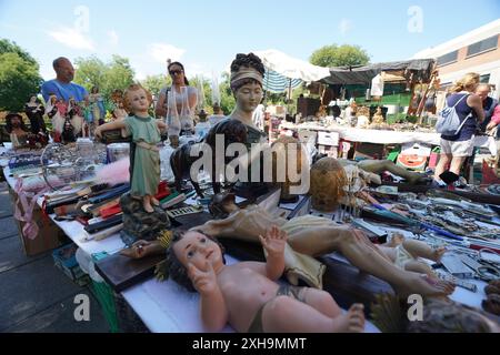 Flohmarkt El Rastro in Madrid, Spanien Stockfoto