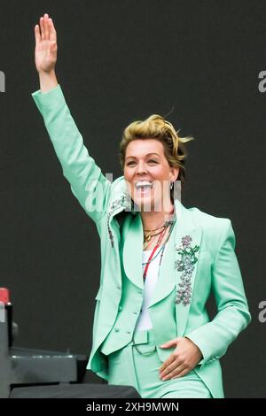 London, Großbritannien. Juli 2024. Brandi Carlile tritt im BST Hyde Park auf. Foto von Julie Edwards./Alamy Live News Stockfoto