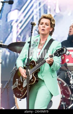 London, Großbritannien. Juli 2024. Brandi Carlile tritt im BST Hyde Park auf. Foto von Julie Edwards./Alamy Live News Stockfoto