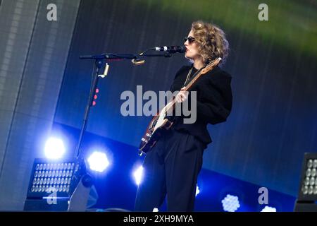 London, Großbritannien. Juli 2024. Anna Calvi tritt im BST Hyde Park auf. Foto von Julie Edwards./Alamy Live News Stockfoto