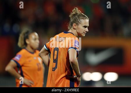 SITTARD - Vivianne Miedema aus Holland während des Qualifikationsspiels für die Europameisterschaft zwischen den Niederlanden (W) und Italien (W) im Fortuna Sittard Stadium am 12. Juli 2024 in Sittard, Niederlande. ANP BART STOUTJESDIJK Credit: ANP/Alamy Live News Stockfoto