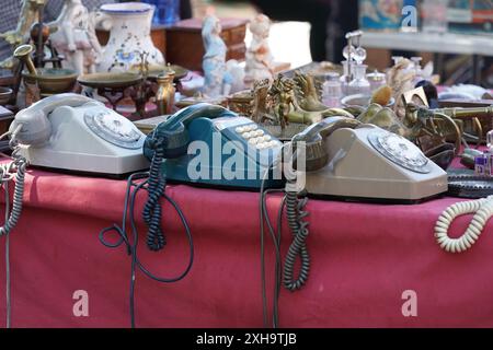 Flohmarkt El Rastro in Madrid, Spanien Stockfoto