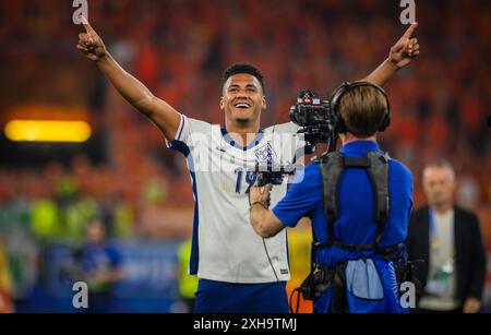 Dortmund, Deutschland. Juli 2024. Abschlussjubel: Ollie Watkins (eng) Netherlands - England Niederlande - England 10.07.2024 Copyright (nur für j Stockfoto