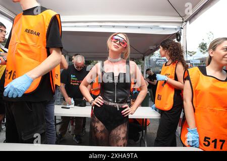 Split, Kroatien, 120724. Der erste Abend des 10. Ultra Europe Electronic Music Festivals. Foto: SASA Buric / CROPIX Split Kroatien Copyright: XxSasaxBuricx/xCROPIXx Ultra europe67-120724 Stockfoto