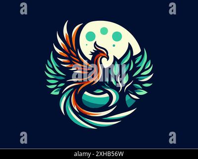 Phoenix-Logo Stock Vektor