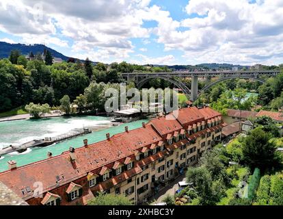 Blick über die Altstadt von Bern *** Blick über die Altstadt von Bern Stockfoto